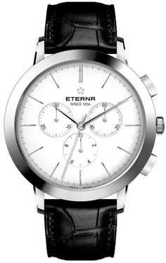 Eterna Watch Eternity Chronograph Quartz 2760.41.10.1383 | C W Sellors Luxury Watches Luxury Watch Brands, Watch Collection