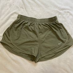 Green Nike Shorts, Size Medium! > Never Worn < Nike Shorts, Womens Sizes, Size Medium, Womens Shorts, Nike, Green, Women Shopping, Color