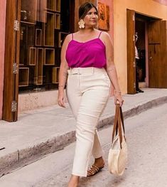 Mid Size Outfits, Plus Size Summer Outfits, Color Combinations For Clothes, Fashion Corner, Elegante Casual, Summer Work Outfits, Moda Plus, Spring Outfits Women