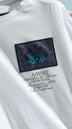 New arrivals from AMIRI are available now at our Scottsdale store + online. Shop now: https://feature.com/collections/amiri Amiri Shirts Men, Amiri T Shirt, Amiri Shirt, Minimal Shirt Design, Armani Sweatshirt, Shirt Logo Design, Tshirt Printing Design, Tshirt Design Inspiration, Concept Clothing