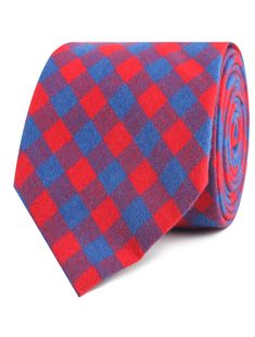 Blue & Red Gingham Tie | Men's Suit Neckties for Men | Mens Wedding Necktie Wide Ties Normal Width Handmade Gentlemen Accessories for Guys | Buy Online Shop Australia |Neckties Men's Fashion Cotton Necktie |OTAA Fitted Plaid Ties, Gentlemen Accessories, Distinguished Gentleman, Elder Brother, Tie Men, Blue Anchor, Plaid Tie, Red Gingham, Azure Blue