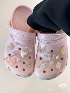 Pink Crocs, Dr Shoes, Pink Girly Things, Hype Shoes, Girly Shoes, Shoe Inspo