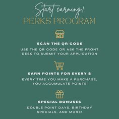 the perks program is available for purchase on any item in your store or online store