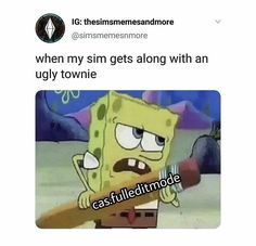 Sims Funny, Sims Memes, The Bratz, Sims 4 Cheats, Emo Memes, Self Promo, Sims Four, Sims 4 Cc Packs, Sims 1