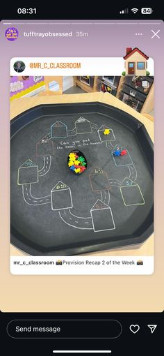 an image of a blackboard game being played on the app store's playroom