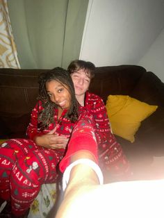 couples, matching pjs, xmas, interracial couples,  xmas couples, couple inspo, xmas pj outfits Christmas Pjs Couple, Couples Xmas, Couple Inspo, Interracial Couples, Couples Matching, Pins