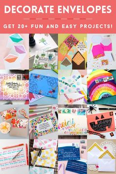 the ultimate guide to decorate envelopes get 20 fun and easy projects