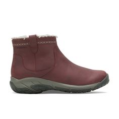 This tall bootie takes walking comfort to the next level. Find all-day comfort with seam sealed protection in the Encore 4 Tall Polar Waterproof. Designed with quality waterproof nubuck leather uppers and fleece lining with Merrell insulation for warmth,