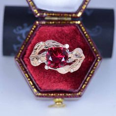 2.0 Carat Sapphire/Ruby Floral Gold Engagement Ring Engagement Ring Ruby, Diamond Anniversary Bands, Ring Ruby, Natural Design, Ruby Engagement Ring, Sell Gold, Buying Diamonds, Gold Engagement Ring, Halo Diamond Engagement Ring