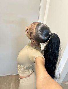 Perm Hair, Nurse Aesthetic, Cute Ponytails, Quick Weave Hairstyles, Quick Braided Hairstyles, Mixed Hair