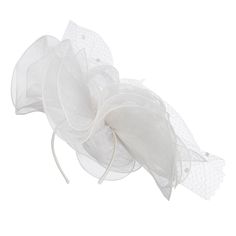 Flower Net Sinamay FascinatorMade of 100% sinamay.One size fits most women with a flexible headband, fitting up to XL.Adult/Woman.Headband measures 0.5 inches wide.Decoration measures around 16 x 16 inches.Hand wash only.Imported. Decorative headband fascinator for ladies' special outings.Headband is flexible.Headband is accented with a big flower on one side.Flower decoration is detailed with a net and pom poms.Our beautiful fascinator can be worn to weddings, garden outings, tea parties, costu Decorative Headband, Headband Fascinator, Dressy Hats, Sinamay Fascinator, Tea Parties, Big Flowers, Kentucky Derby, Pom Poms, Fascinator