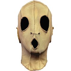 a mask with two holes in the middle