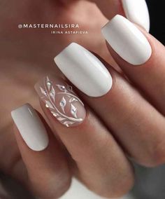 Nail Bride, Bride Nail, Nail Wedding, Wedding Day Nails, Bridal Nails Designs, Wedding Nail Art Design, Bridal Nail Art, Idea Wedding, Nails Gold