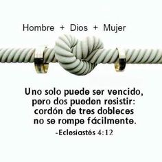 an image of a rope with the words, home and dios mujerr