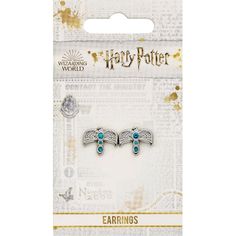 Harry Potter Silver Plated Earrings DiademHarry Potter Silver Plated Earrings Diadem is an official product from our Harry Potter merchandise collection. The product comes from our Jewellery & Watch brand. The perfect gift for any Harry Potter fan.Details Silver plated stud earrings with highly detailed design. The Ravenclaw Diadem with crystal detailing on a earring stud. Official licensed product. Ravenclaw Diadem, Harry Potter Earrings, Lilo En Stitch, Harry Potter Merchandise, Lilo Et Stitch, Earring Stud, Popular Jewelry, Ravenclaw, Matching Necklaces