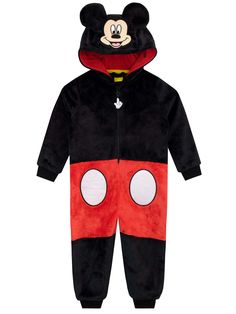 PRICES MAY VARY. Kids Disney Mickey Mouse Onesie Oh Boy Hop into these cosy Mickey Mouse pyjamas and dream of magical Disney adventures all night long Crafted in a super-soft polyester, this red and black sleepsuit mimicks Mickey's iconic style Completed by a warm lined hood featuring MIckey's embroidered face and 3D signature ears, this all-in-one pyjama is a must-have for any Disney manaic Officially licensed Disney merchandise Boys Disney Mickey Mouse Onesie. Oh Boy! Hop into these cosy Micke Mickey Mouse Pajamas, Kids Onesies, Embroidered Face, Disney Boys, Onesie Pajamas, Boy Character, Adventures By Disney, One Piece Pajamas, Boys Pajamas