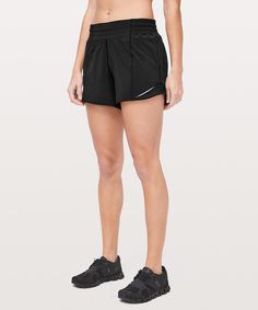 Hotty Hot Short *High-Rise Long Online Only 4" | lululemon athletica Run Shorts, Hot Short, Lululemon Hotty Hot Shorts, Shorts Lululemon, Hotty Hot Shorts, Low Rise Shorts, Hot Shorts, Lululemon Shorts, Designer Shorts