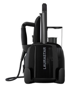 a black and silver vacuum on a white background