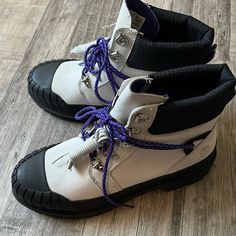 New Without Tags Timberland Ray City Boots, Timberlands Shoes, Timberlands Women, Timberland Shoes, Purple Black, Purple And Black, Women Shoes, Tags, Purple