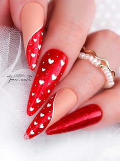 Nail the perfect look this Valentines Day with our collection of 2024 nail trends! Explore beautiful Valentines nails, short acrylic nails, and almond nails that showcase your individuality. Don't forget to check out our birthday nails for extra glam! 💖💅 #TrendyNails #NailInspo Finger Nails, Winter Nail Designs, St Valentin