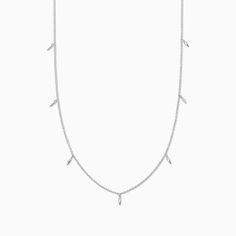 Dainty Layering Necklace | Silver | Product Image | Uncommon James Uncommon James, Dainty Necklace Layered, Dainty Chain Necklace, Jewelry Staples, Layered Necklaces Silver, Dainty Chain, Full Look, Layering Necklace, Gift Exchange