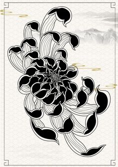 Japan Tattoo Flower, Outer Knee Tattoo, Chrisantem Tattoo, Japanese Chrysanthemum Tattoo Design, Ukiyo Tattoo Japanese Art, Crisantemo Tattoo, Japanese Peony, Abstract Tattoo Ideas, Japanese Flower Tattoo