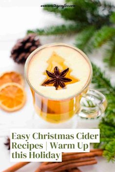 an easy christmas cider recipe warms up this holiday with cinnamon and orange slices