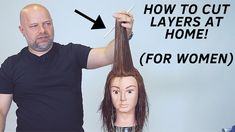 Diy Haircut Layers, Very Long Bob, Textured Hairstyles, Trim Your Own Hair, Cut Hair At Home, Cut Own Hair, Cut Layers, Effortless Waves