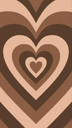 an image of a heart pattern in brown and pink