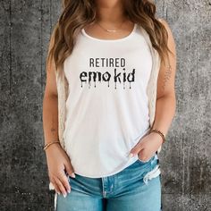 Emo Tank Top Emo Shirt Emo Clothing Goth Tank Top Emo Kid | Etsy Emo T-shirt For Halloween, Elder Emo Shirt, Emo T-shirt With Character Print, Unisex Black Emo T-shirt, Emo Gifts, Scene Clothes T-shirts & Tank Tops, Emo Shirts, Emo Kid, Emo Fashion