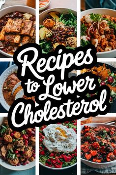 Looking to lower your cholesterol levels with delicious meals? Check out these super easy and healthy recipes that will help you in your journey. From simple dinner ideas to wholesome recipes for all day long, discover a variety of dishes perfect for lowering cholesterol naturally. Stay on track with these fantastic recipes designed to support a healthier lifestyle without compromising on taste or satisfaction. Try these delightful lower cholesterol recipes that are not only great for your heart Recipes To Lower A1c, Lower Cholesterol Meals, Recipe To Lower Cholesterol, Recipes To Lower Cholesterol, Low Cholesterol Meal Plan, Cholesterol Friendly Recipes, Low Cholesterol Diet Plan, Cholesterol Meals, Simple Dinner Ideas