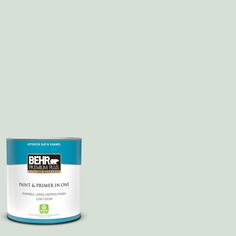 the behr paint and prime in one is blue with white trim, it has a purple