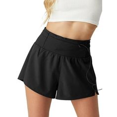 JWD Summer High Waist Sports Shorts *Size: S (4-6), M (8-10), L (12-14), XL (16-18), 2XL (20-22) *Material: 92% polyester fiber+8% spandex *Style: High waisted sports shorts, you can listen to music during activities such as running, exercising, badminton, and keep your MP3, MP4, and phone in your waist pocket. Having an inner lining, it plays a protective and sweat absorbing role. Quick drying *Our mission is to provide you with high-quality sportswear. We will develop more colors for selection Women's Sports Shorts, Tennis Fitness, Stretchy Jean Shorts, Bottom Workout, Sporty Shorts, Tennis Workout, Sports Shorts Women, Casual Belt, Bleach Color