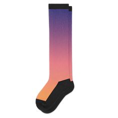 Sunset Socks Step into the vibrant hues of dusk with our sunset socks, designed to capture the warm, mesmerizing colors of the evening sky. Perfect for those who appreciate nature's artistry or want to add a splash of color to their outfit, these socks feature a gradient of sunset colors that evoke a sense of calm and beauty. Features of Sunset Socks: Non-Binding Top: These socks come with a non-binding top to ensure a comfortable fit without restricting circulation. They are suitable for all-day wear and sensitive skin. Stretchy Material: Made with stretchy fabric, the sunset socks offer a snug yet comfortable fit. They adapt to various foot sizes without feeling constrictive, ensuring comfort throughout the wear. Moisture-Wicking: These socks have moisture-wicking fabric, which helps kee Breathable Stretch Multicolor Socks, Multicolor Stretchable Breathable Socks, Penguin Parade, Aching Legs, Turtle Time, Socks Collection, Spirit Bear, Restless Leg Syndrome, Pineapple Parties