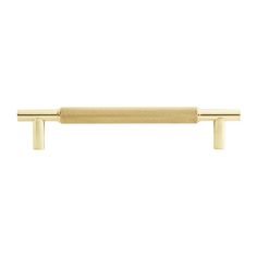 an image of a gold handle on a white background