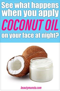 Nourish and beautify your skin by applying coconut oil on your face at night! Coconut Oil Face Moisturizer, Coconut Oil Skin Care Face, Blake Mitchell, Coconut Oil Face Mask, Apply Coconut Oil