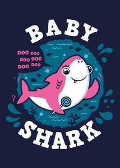 a shark with the words mommy shark on it's chest and an image of a shark