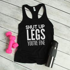 Bread Diet, Funny Exercise, Tank Top Workout, Gym Tank Tops, Workout Tanks, Workout Tank Tops, Fit Mom, Shut Up, Dad To Be Shirts