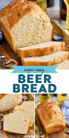 this super easy beer bread recipe is the perfect way to use up leftover beer