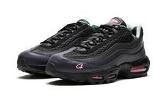 The Corteiz x Nike Air Max 95 “Pink Beam” is a collaboration by the England-based streetwear brand on the classic running shoe that was released exclusively at Corteiz’s New York City pop-up shop in March 2023.  The “Pink Beam” is one of several collaborations between Corteiz and Nike, a unique pairing in spite of the fact that Nike had once sued Corteiz.  As for the “Pink Beam,” the shoe features a dark navy and grey appearance.  Drawstring-style laces give the shoe a decidedly contemporary vib Nike Air Jordan Low, Ultra Mini Ugg, Dimple Piercing, Nike 95, Airmax 95, Ugg Ultra Mini, All Jordans, City Pop, Exclusive Sneakers