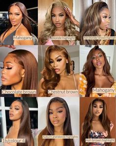 Dyed Hair Inspiration, Dyed Natural Hair, Pretty Hair Color, Front Lace Wigs Human Hair, Hair Inspiration Color, Baddie Hairstyles, Hair Inspo Color, Hair Color For Black Hair, Ginger Hair