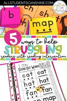 five ways to help struggling readers with reading information