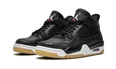 Air Jordan 4 Retro SE (GS) CI2970 001 Nike X Travis Scott, Jordan 4 Black, Nike Air Jordan 4, Jordan Model, Nike Shoes Cheap, Jordan 4 Retro, Black Gums, Air Jordan 4, Air Jordan 4 Retro