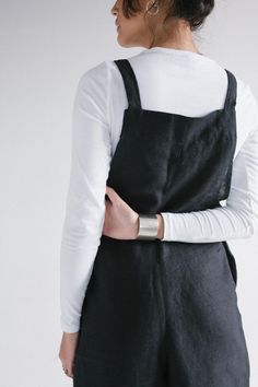 The Charlie dungarees are ethically made in Scotland using 100% Oeko-Tek certified linen. The tie shoulder details, tapered fit and roomy front and side pockets offer up equal measures of comfort and style. Available in 3 colourways - black, oatmeal and grey. LAW Design Studio is a small batch slow fashion brand based in Glasgow. We create sustainable clothing with timeless, minimalist style. Discover more from LAW Design Studio! #slowfashion #dungarees #sustainablefashion #LAWdesignstudio Linen Dungarees, Minimalist Style