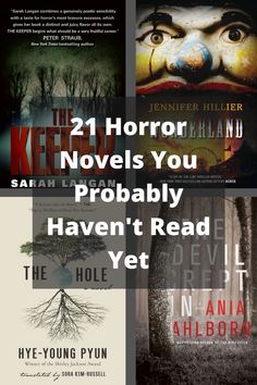 some books that are in the middle of four different covers, with text overlaying them