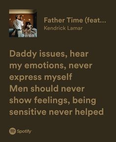 Father Time Kendrick Lamar, Rap Poetry, Father Time, One Word Quotes