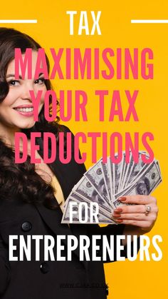 Tax Tips for entrepreneurs & sole traders, tax deductions you can claim.  Tax breaks for small businesses. Starting An Etsy Business, Tips For Entrepreneurs, Tax Tips, Self Employed, Tax Deductions, Self Assessment, Tax Return, Profitable Business, Income Tax