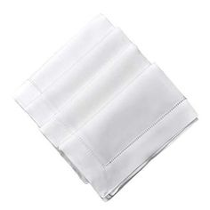 white napkins folded on top of each other