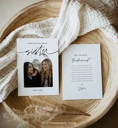 an image of a couple on their wedding day with the save the date card in front