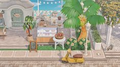 Dress Animal Crossing, Acnh Tropicore, Acnh Beach, Homes Exterior, Beach City, Island Design